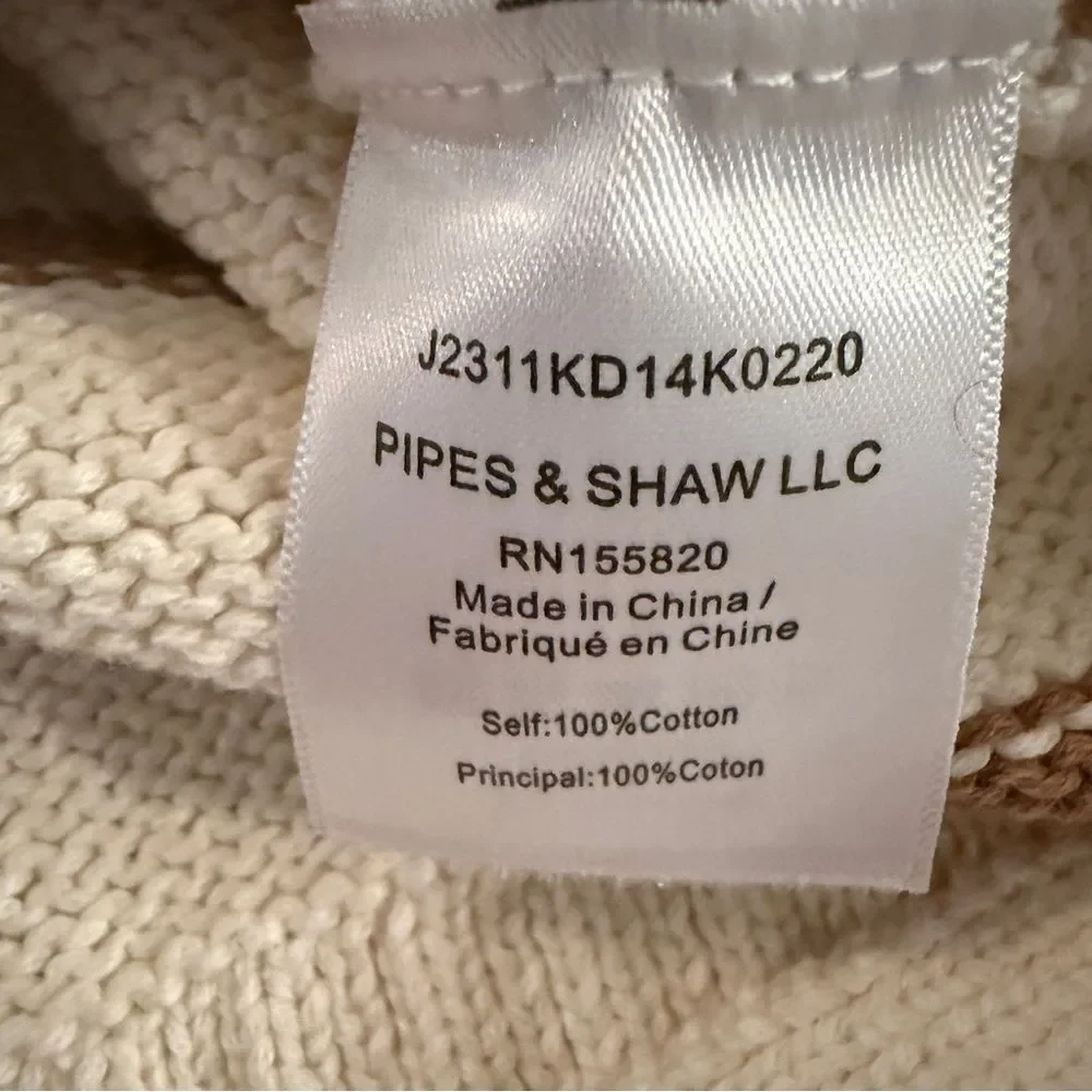 Veronica Beard Lancetti striped cotton turtleneck sweater
